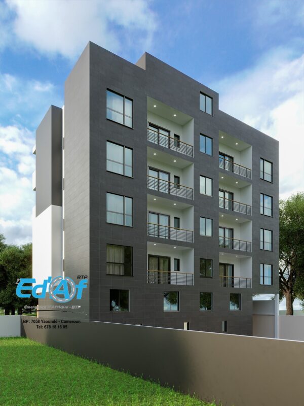 Conception et réalisation d'un immeuble de type RDC +MEZZANINE+04 étages à usage mixte. – Image 3