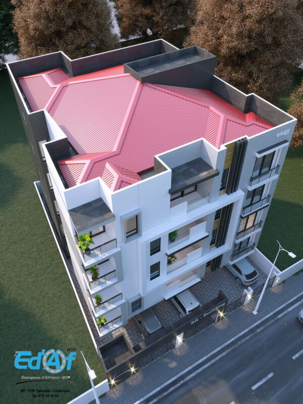 Conception et réalisation d'un immeuble de type RDC + 04 étages à usage d’habitation – Image 2